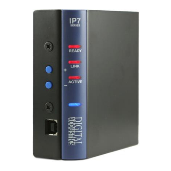 Digital Acoustics IP7-SS40 Reference Manual