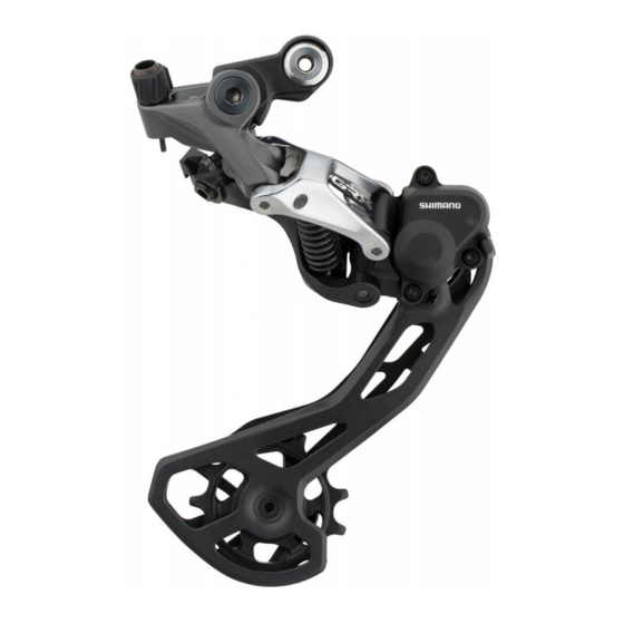 Shimano GRX RD-RX400 Dealerhandleiding