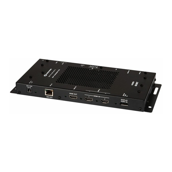 Crestron DigitalMedia 8G+ DM-TX-4KZ-302-C Aanvullende handleiding