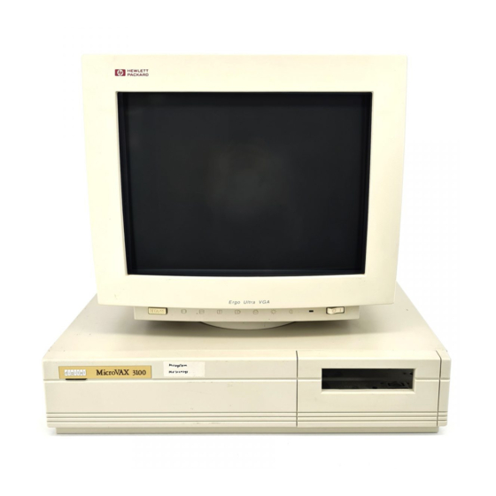 Digital Equipment MicroVAX 3100 Model 30 Upgrade-instructies