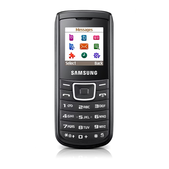 Samsung E1105T Benutzerhandbuch