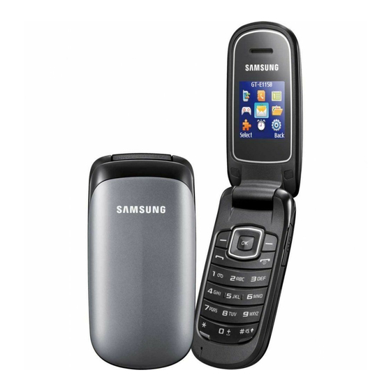 Samsung E1150 ユーザーマニュアル