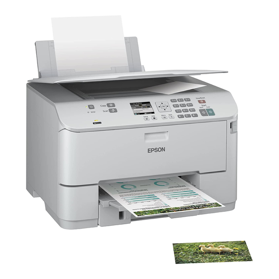 Epson WorkForce Pro WP-4535 Руководство по настройке