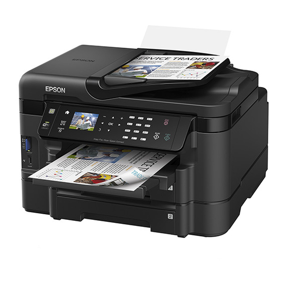 Epson WorkForce WF-3520 Skrócona instrukcja obsługi