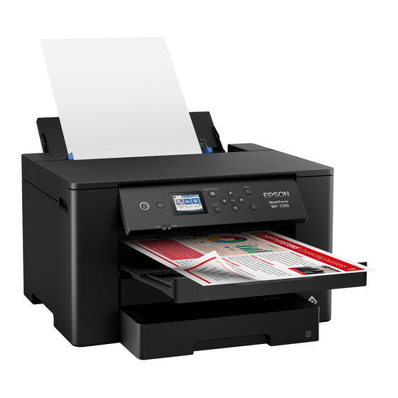 Epson Workforce WF-7310 Series Inizia qui