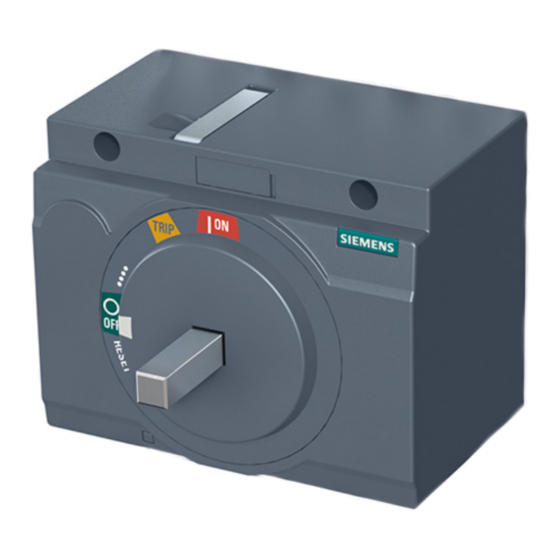 Siemens 3VA9157-0GK00 Instrukcja obsługi