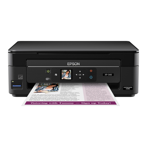 Epson XP-440 Hier beginnen