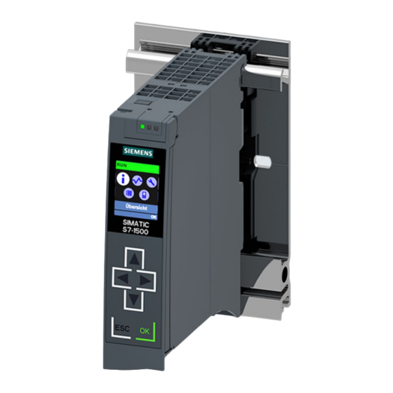 Siemens Simatic S7-1500R Handmatig