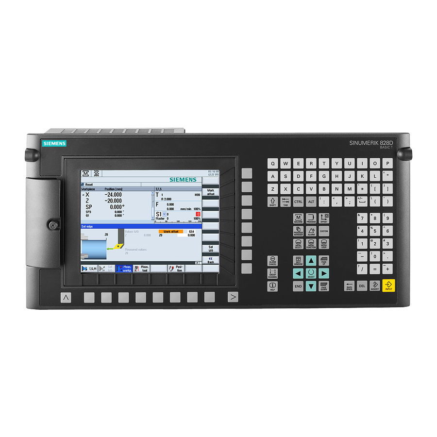 Siemens SINUMERIK 828D Turning Manual