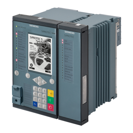 Siemens SIPROTEC 5 Manual