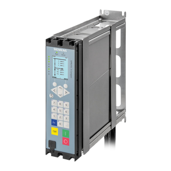 Siemens SIPROTEC 5 Compact Manual