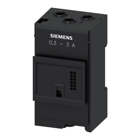 Siemens SIRIUS 3RB29 6-2 Series Інструкція з експлуатації