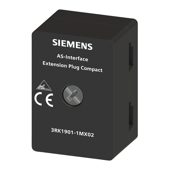 Siemens SIRIUS 3RK1901-1MX02 オリジナル取扱説明書