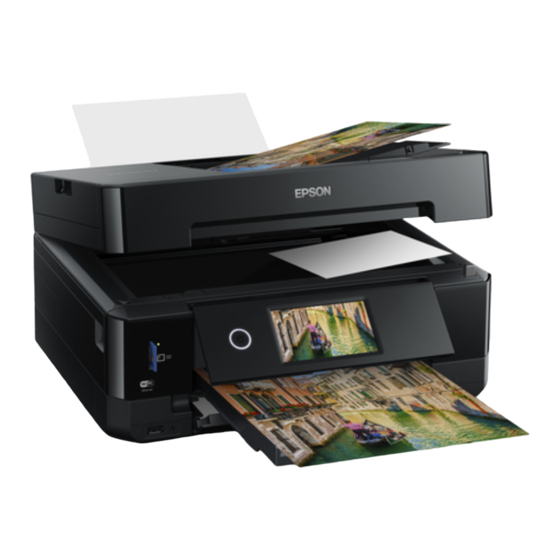 Epson XP-7100 Hızlı Kılavuz