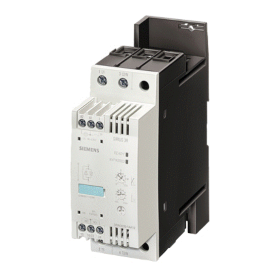 Siemens SIRIUS 3RW312 Series Montage-instructies