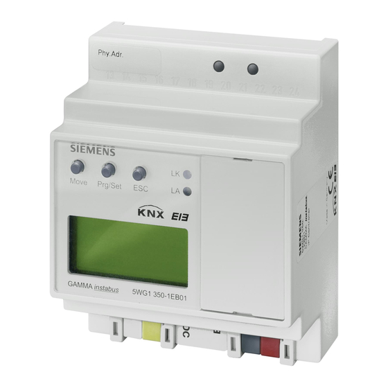 Siemens 5WG1 350-1E 801 Teknik Ürün Bilgileri