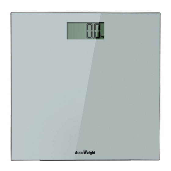 Accuweight AW-BS001 Manuale di istruzioni