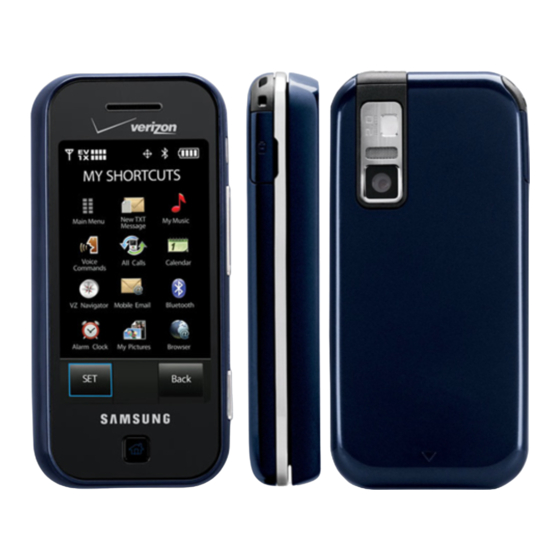 Samsung U940 - SCH Glyde Cell Phone Spezifikation