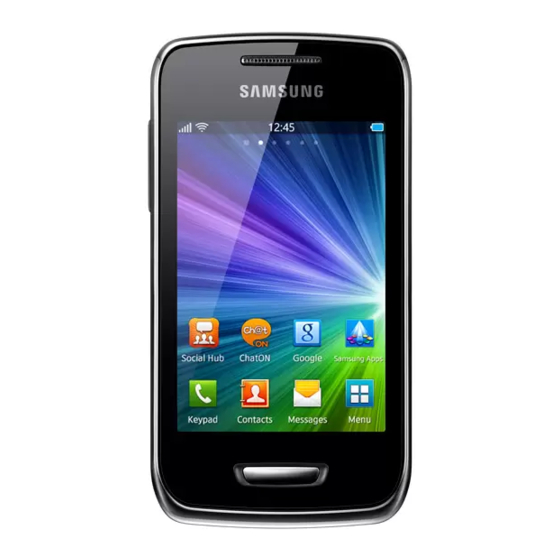 Samsung Wave Y GT-S5380D Manual do utilizador