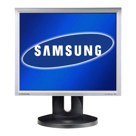 Samsung 191T - SyncMaster 19