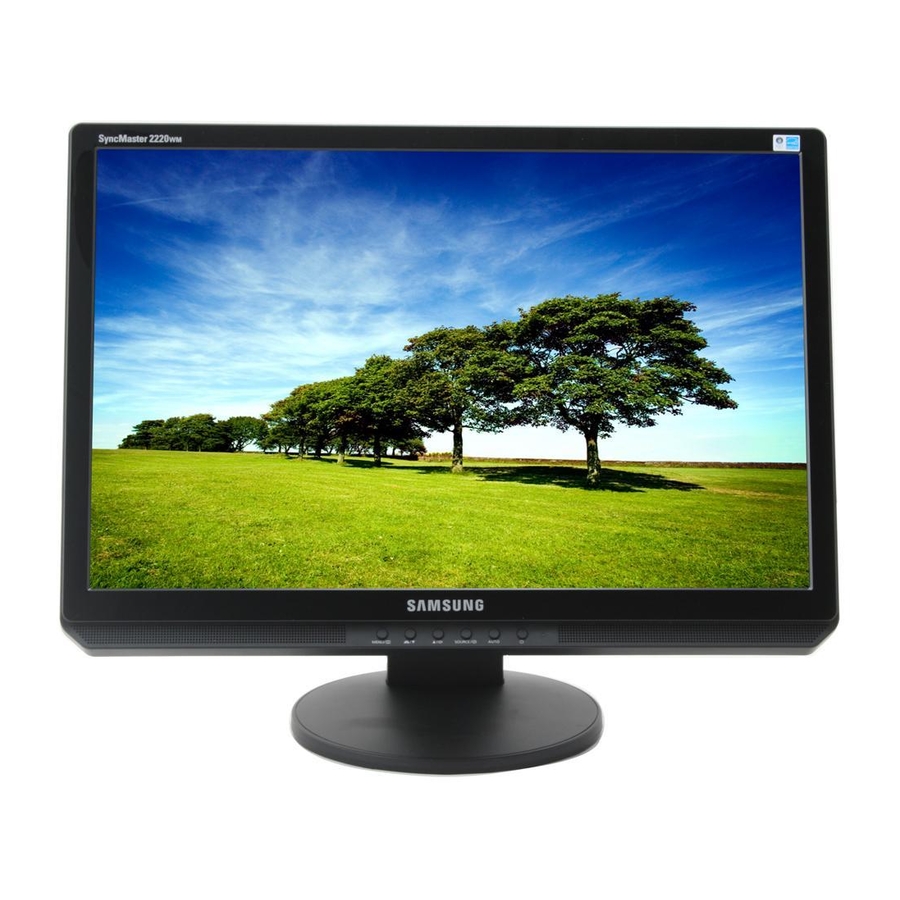 Samsung 220WM - SyncMaster 22