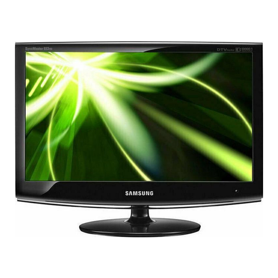 Samsung 933HD - SyncMaster Plus - 18.5