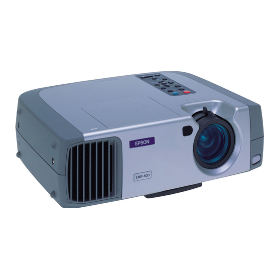 Epson 1925W - POWERLITE Multimedia Projector Manual del usuario