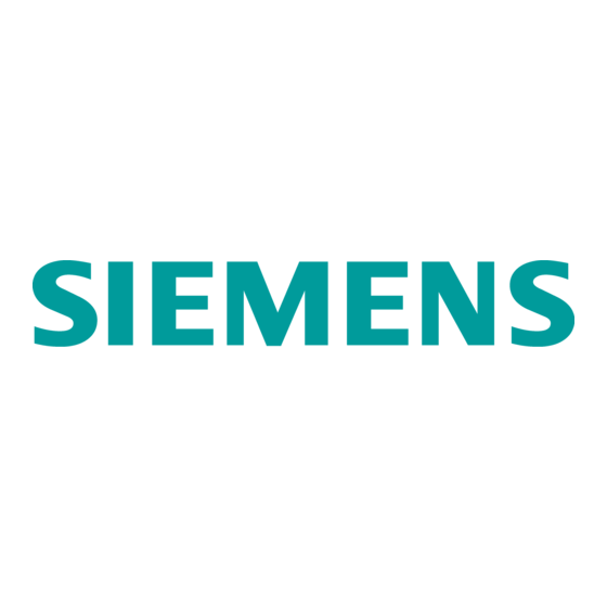 Siemens SSA31 Series Mounting Instructions