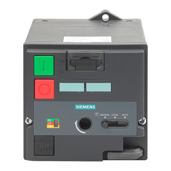 Siemens 3VL9800-3MS00 Manual de Instruções