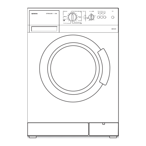 Siemens EXTRAKLASSE XL 1200 Manual de instruções e instruções de instalação