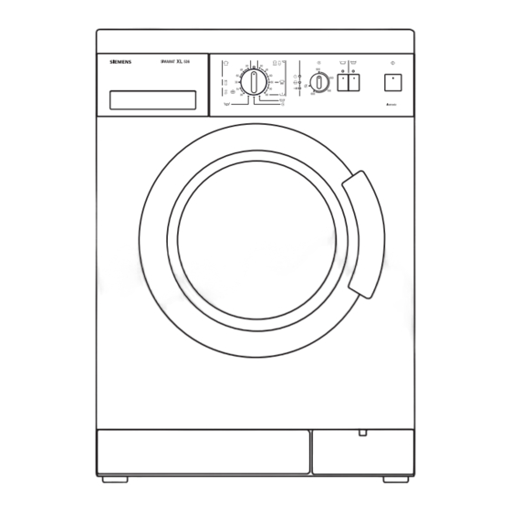 Siemens SIWAMAT XL 536 Instruction Manual And Installation Instructions