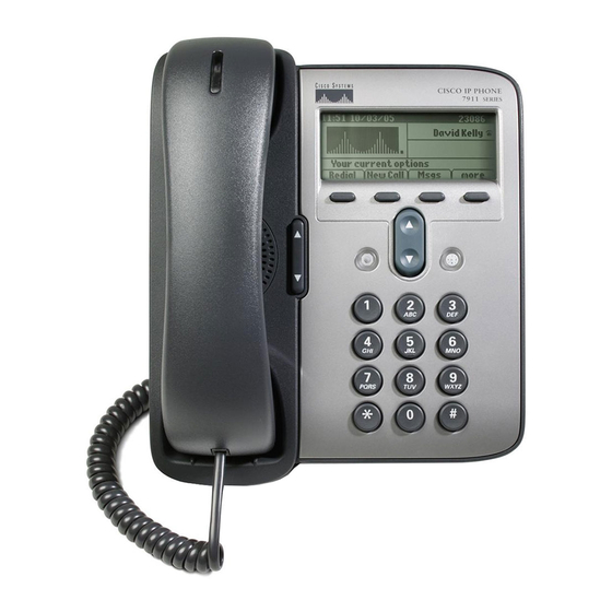 Cisco 7911G - IP Phone VoIP Питання та відповіді