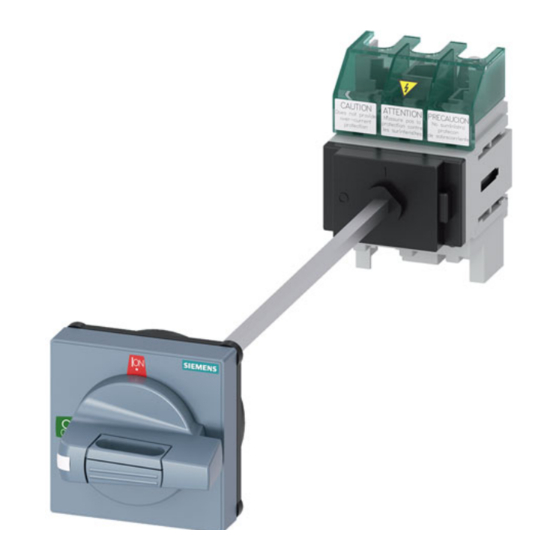 Siemens 3LD5.00 Series Betriebsanleitung