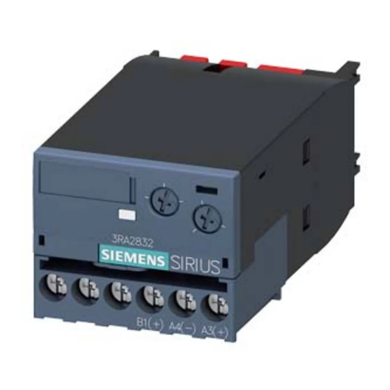 Siemens 3RA283 Series 매뉴얼