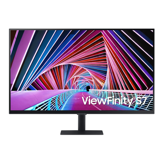 Samsung ViewFinity S32A700NWP Panduan Pengguna