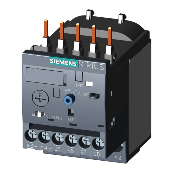 Siemens SIRIUS 3RA2813 Operating Instructions