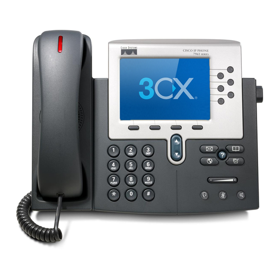 Cisco 7941G - Unified IP Phone VoIP Manuel du téléphone