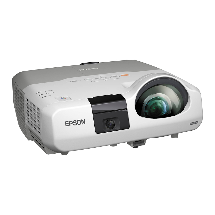 Epson BrightLink 436Wi Déclaration de conformité