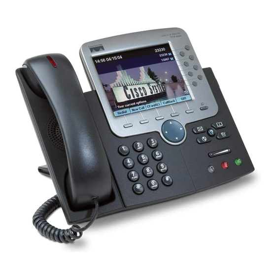 Cisco 7970 Series Telefoonhandleiding