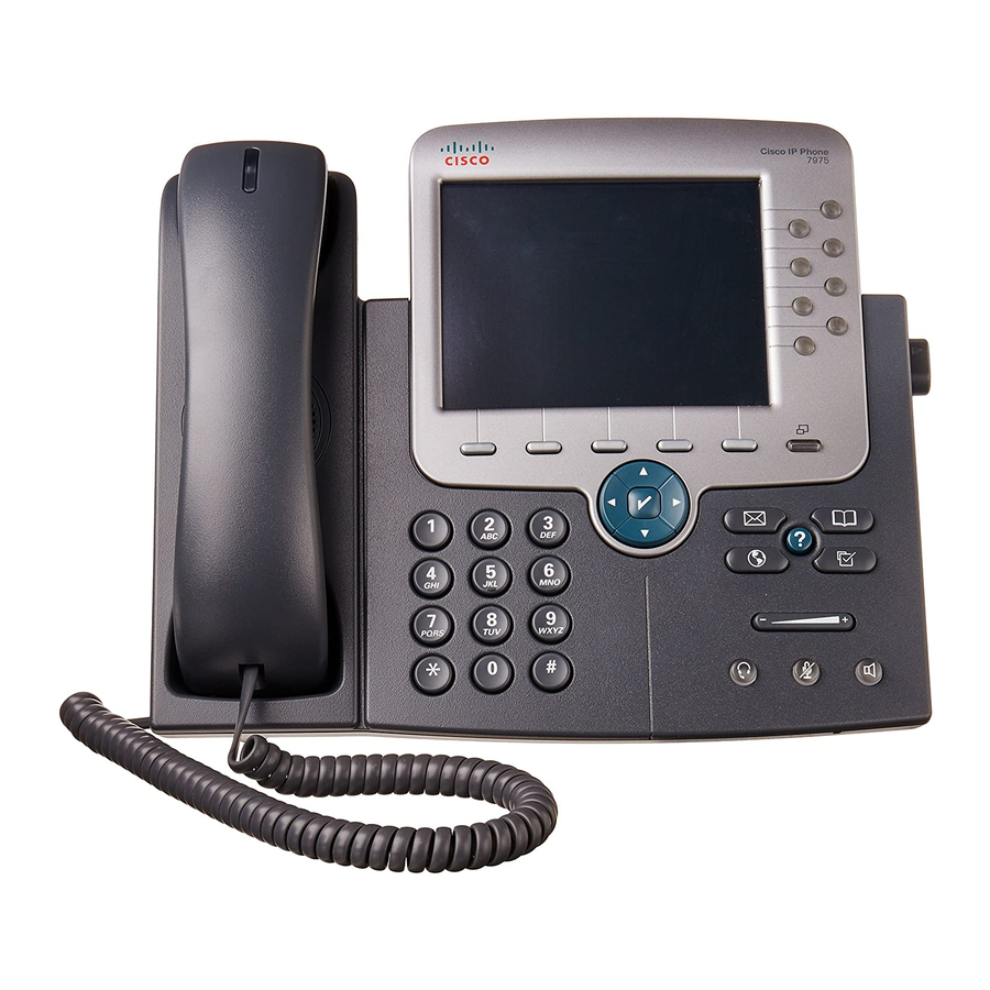 Cisco 7970G - IP Phone VoIP Voorbereiden op installatie