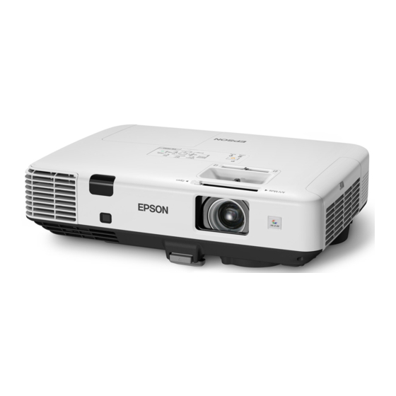 Epson EB-1950 Snelstarthandleiding