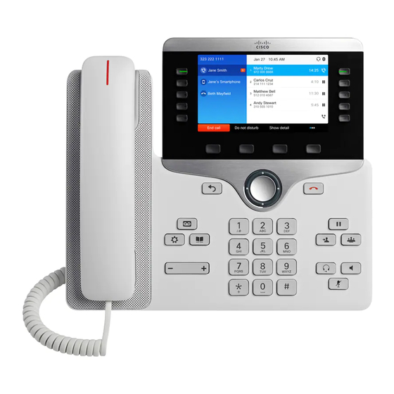 Cisco CP-8861 Panduan Pengaturan Cepat