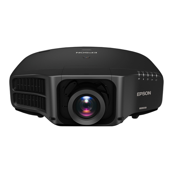 Epson EB-G7200W Informações sobre a atualização do firmware