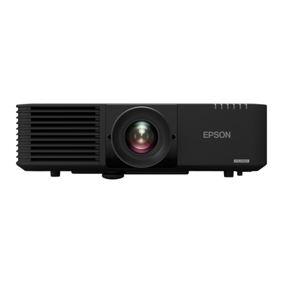 Epson EB-L720U Referência rápida