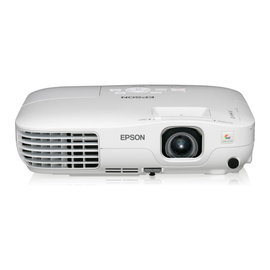 Epson EB-S8 Especificações