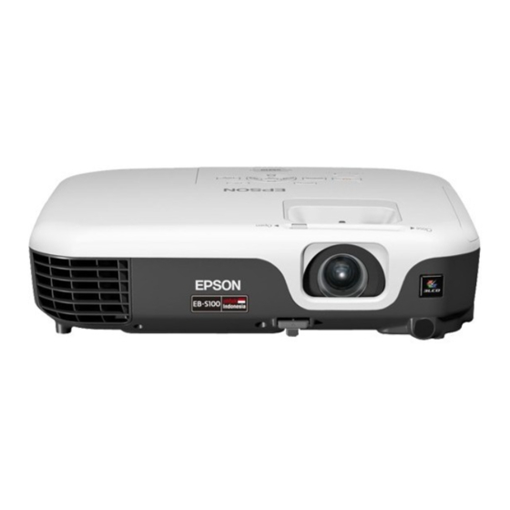 Epson EB-X100 Specifications