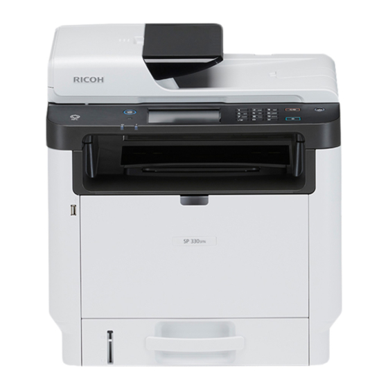 Ricoh SP 330SFN Manuale