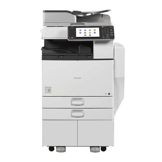 Ricoh Aficio MP 4002 Gebruikershandleiding