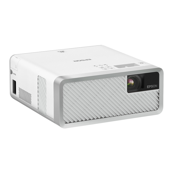 Epson EF-100W Skrócona instrukcja obsługi