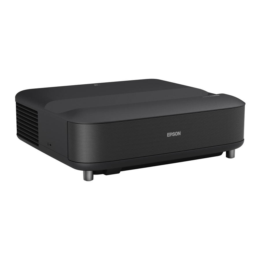 Epson EH-LS650W Quick Setup